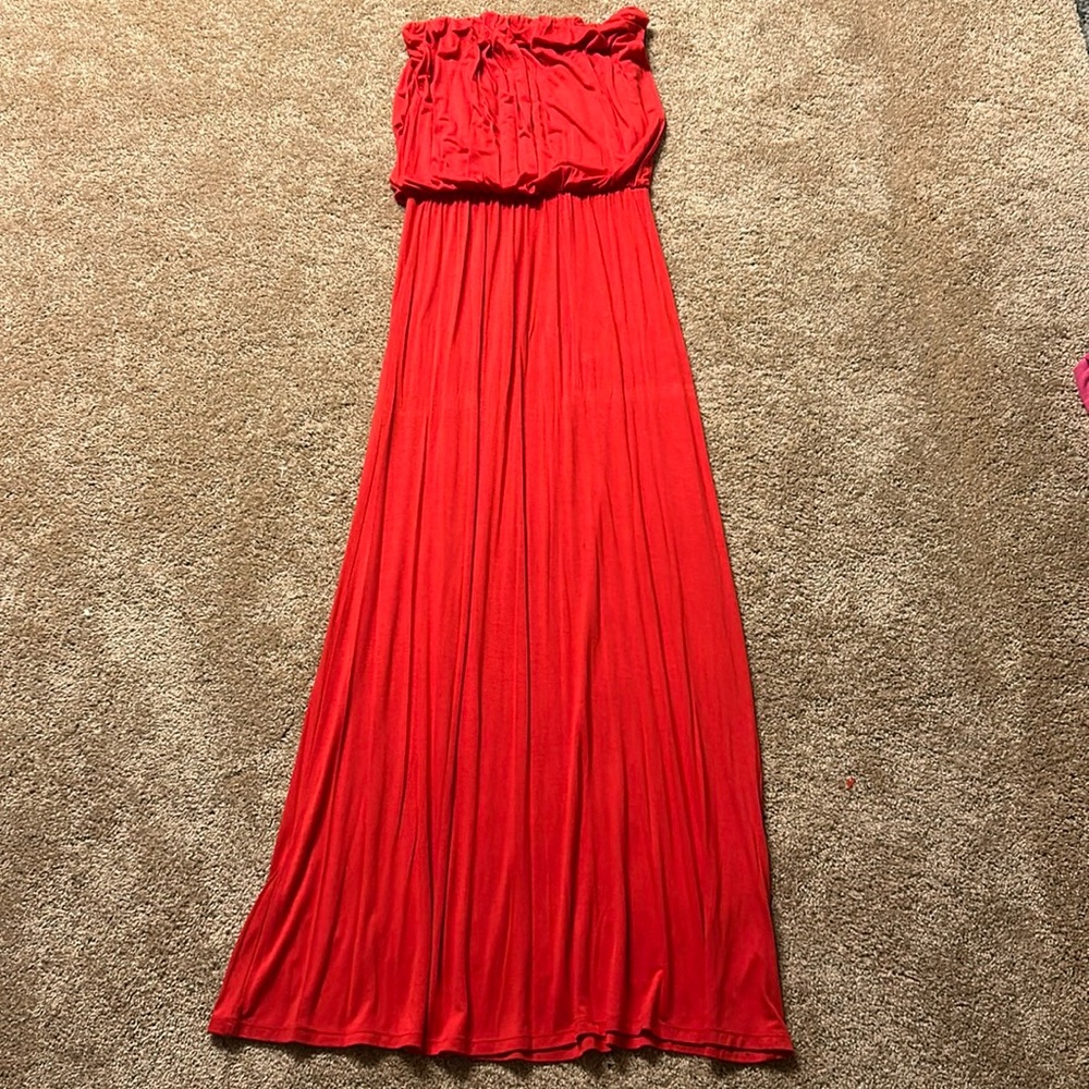 Forever 21 Strapless Maxi Dress